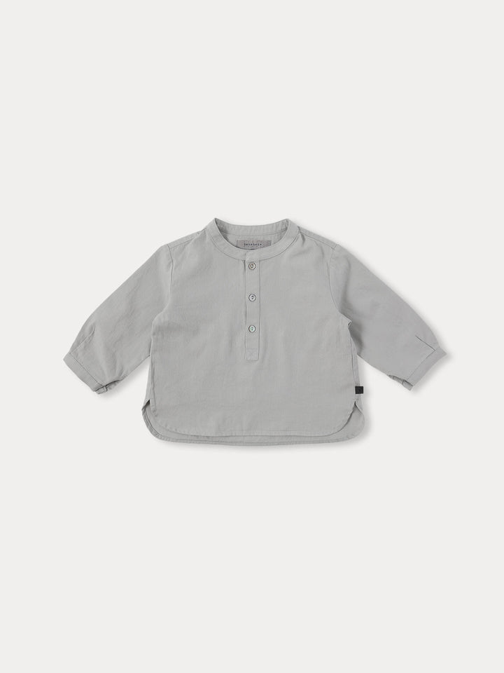 BABY)Bene Pure Shirt-grayish blue