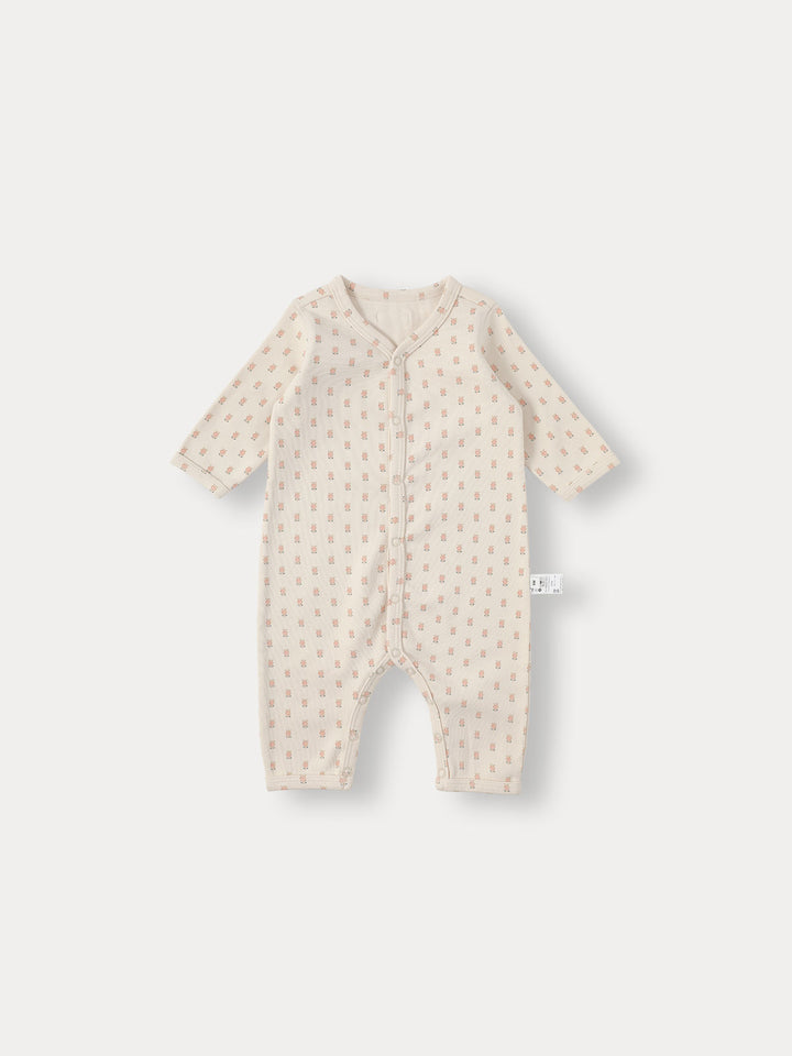 BABY)Manon Organic Footless Sleepsuit-pink
