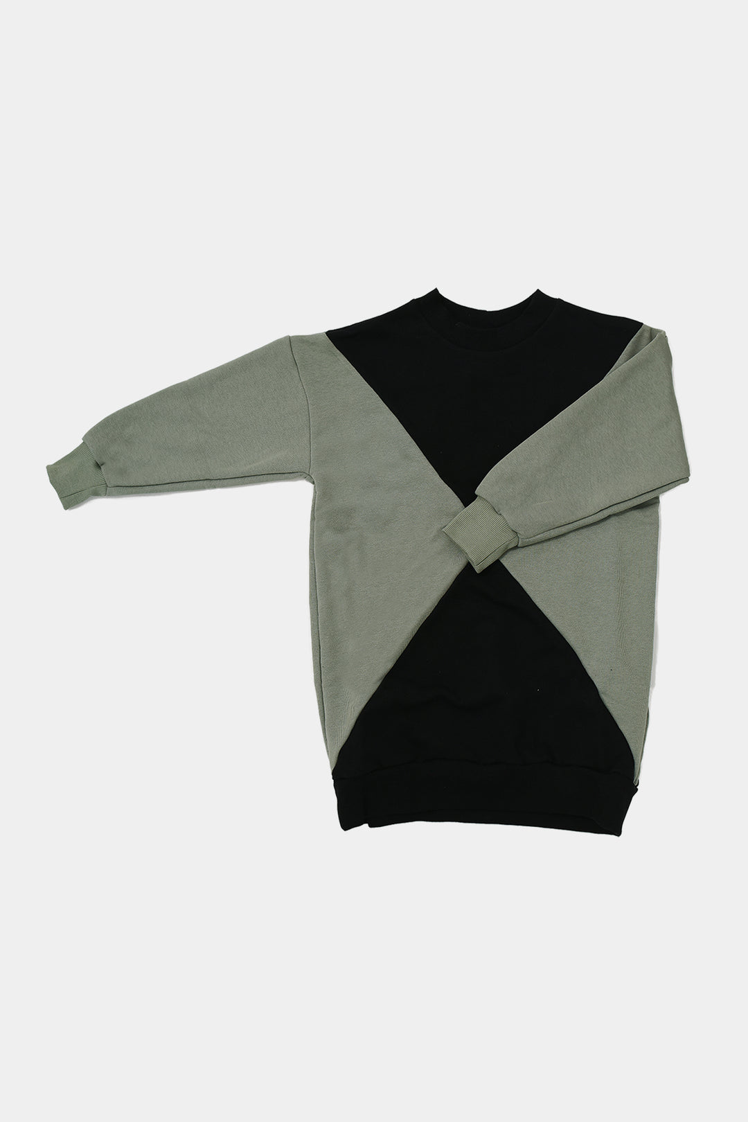 Bluza-Panel Sweatshirt Dress