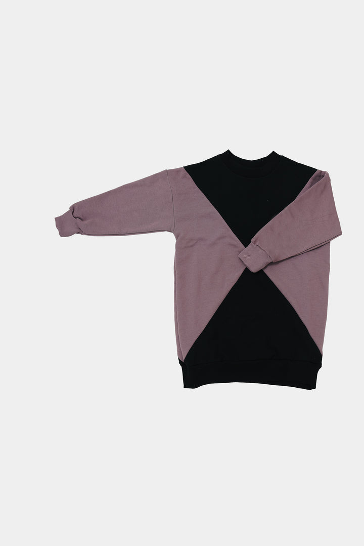 Bluza-Panel Sweatshirt Dress