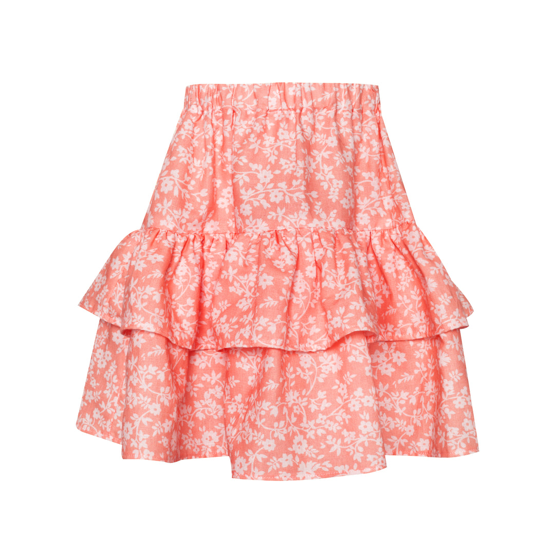 Special Edition Cotton Chiffon Long Skirt-Mimi Pink