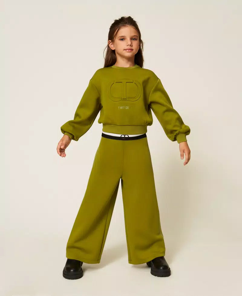 252GJ2051-SWEATSHIRT-OLIVE OIL