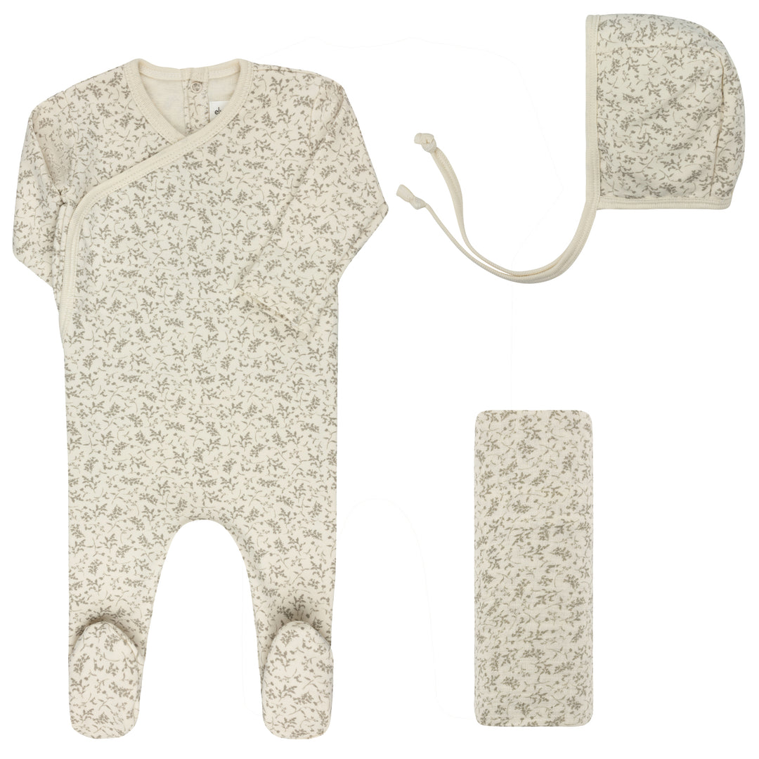 Vine Collection -Ivory/Sage -3 pc Set