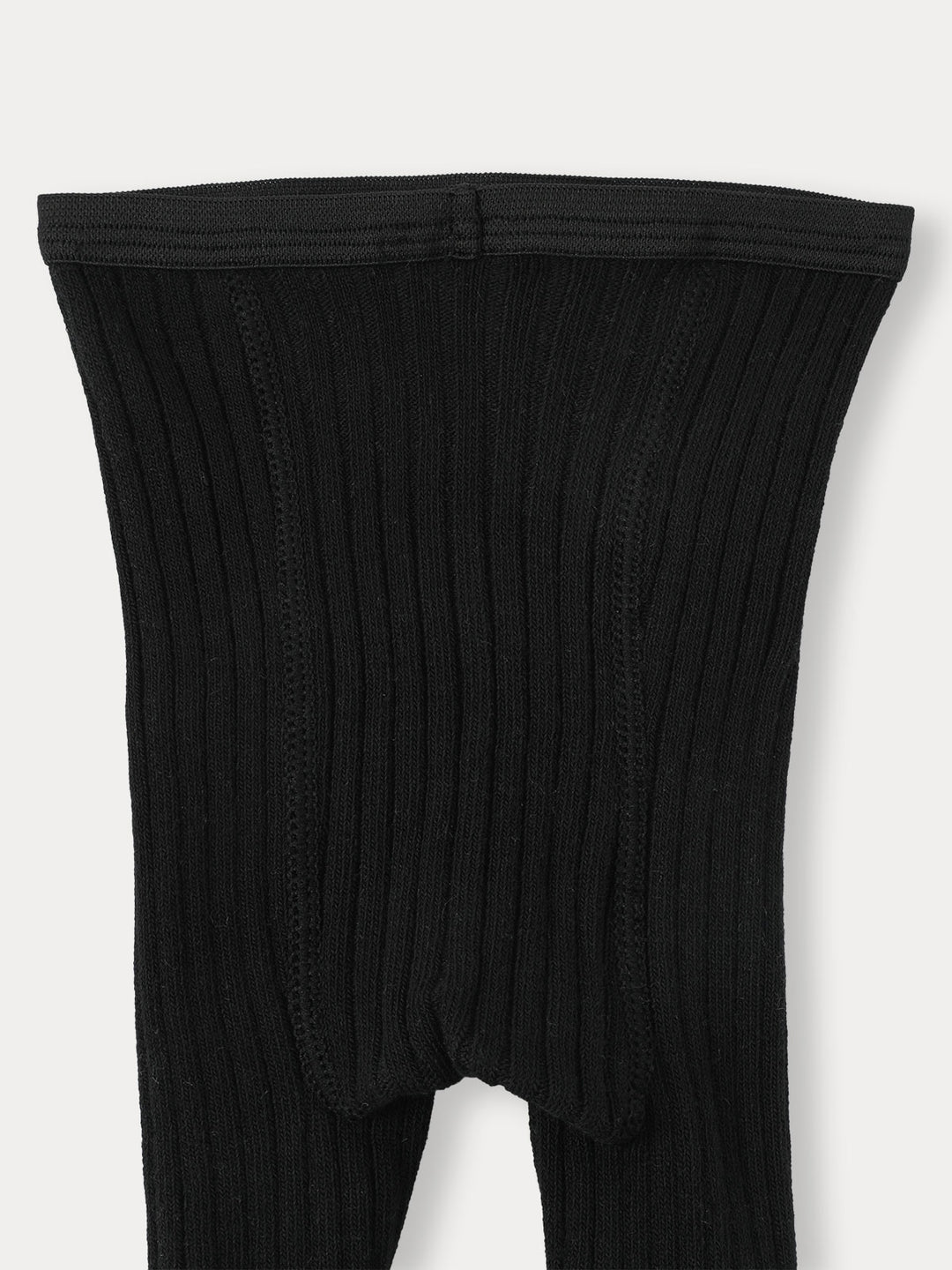 A)BABY)Cozy Ribbed Tights-Black