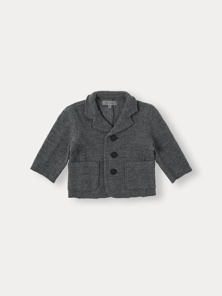 BABY)Wool Line Jacket-dark gray