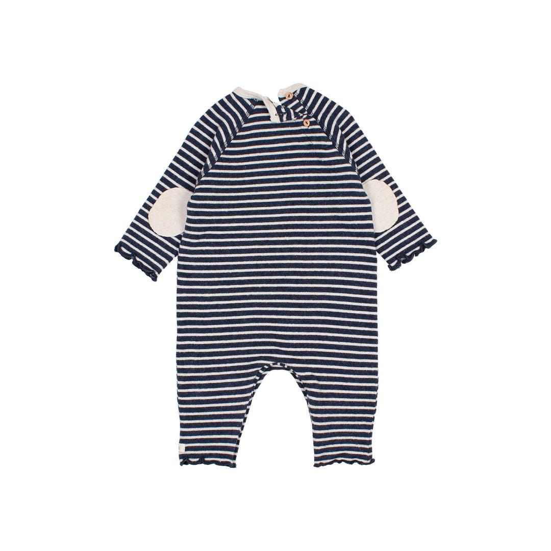 5942-BB SOFT JERSEY STRIPES JUMPSUIT-NAVY