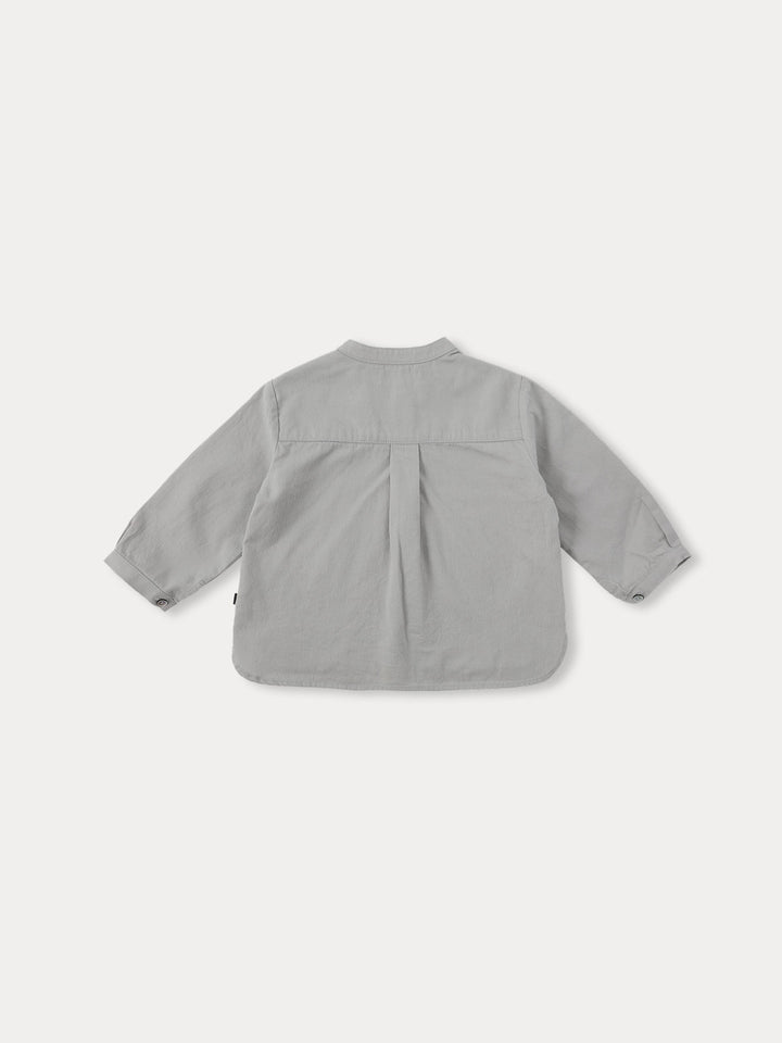 BABY)Bene Pure Shirt-grayish blue