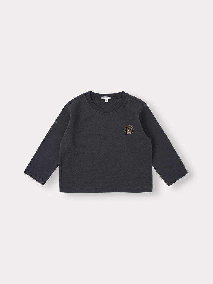 B Number T-shirt-navy