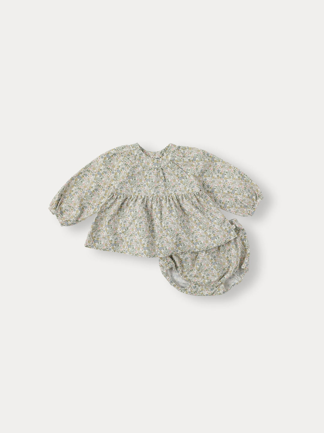 BABY)Riley Corduroy Blouse Set-cream