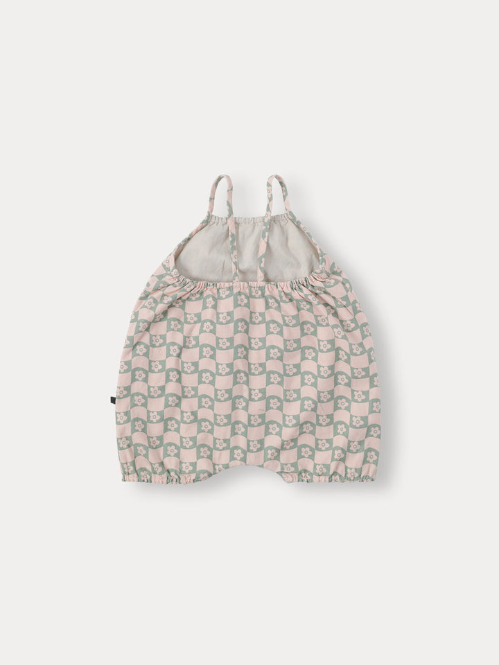 BABY)Mathieu Balloon Romper-indi pink