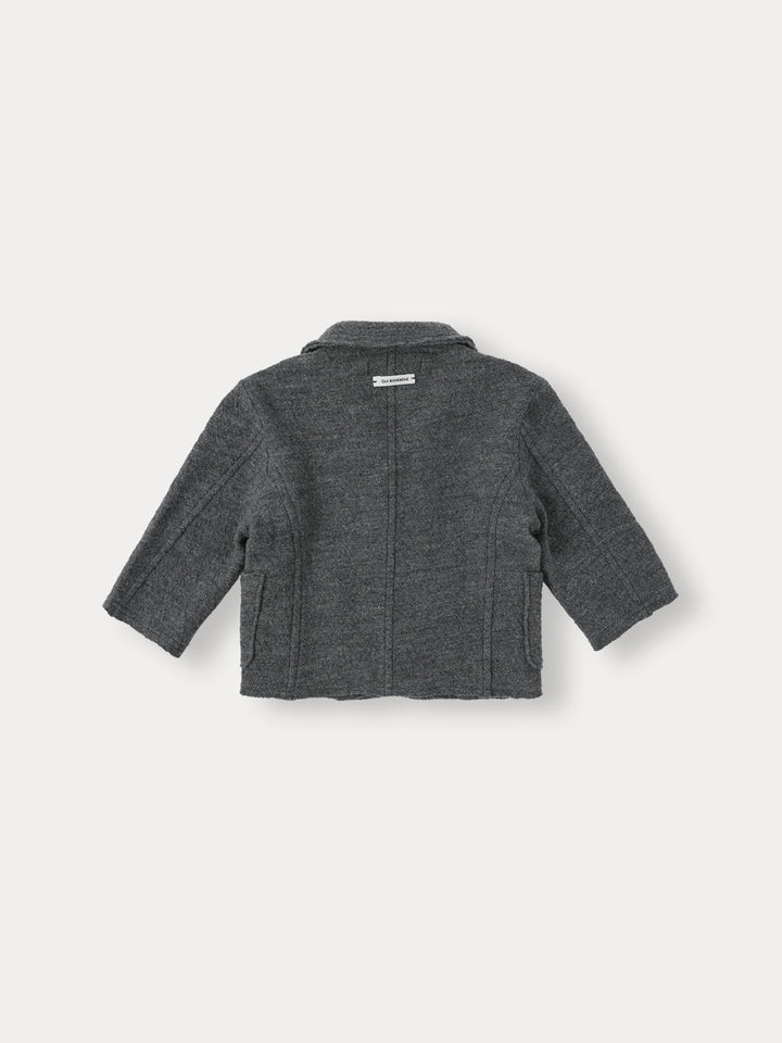 BABY)Wool Line Jacket-dark gray