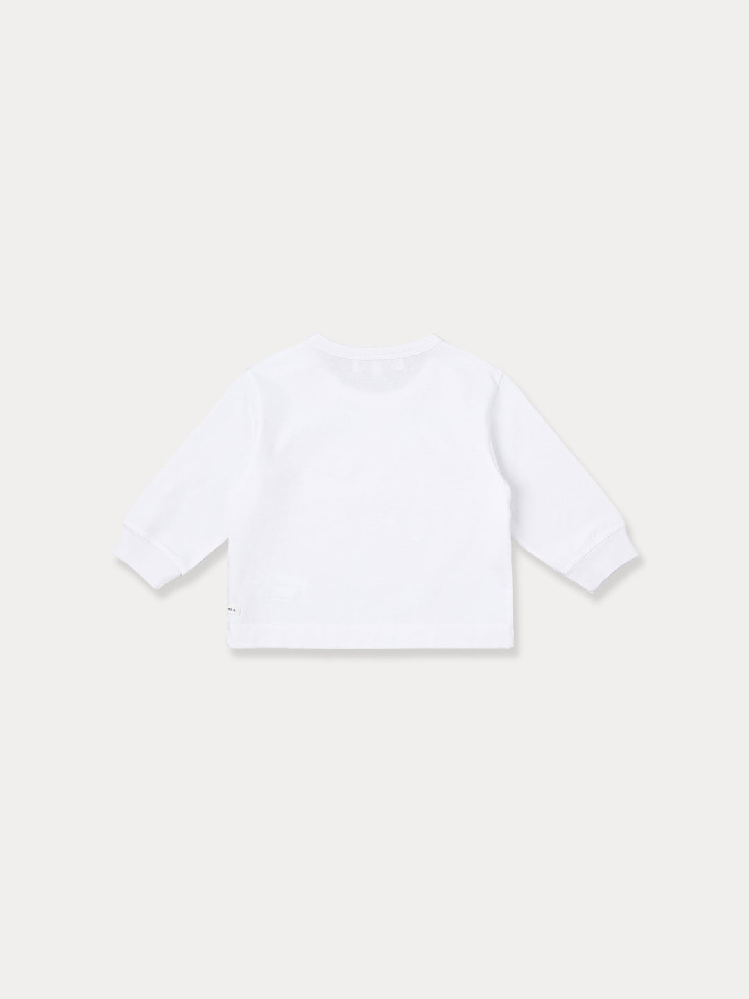 BABY)Mild Ribbed Sleeve T-ivory