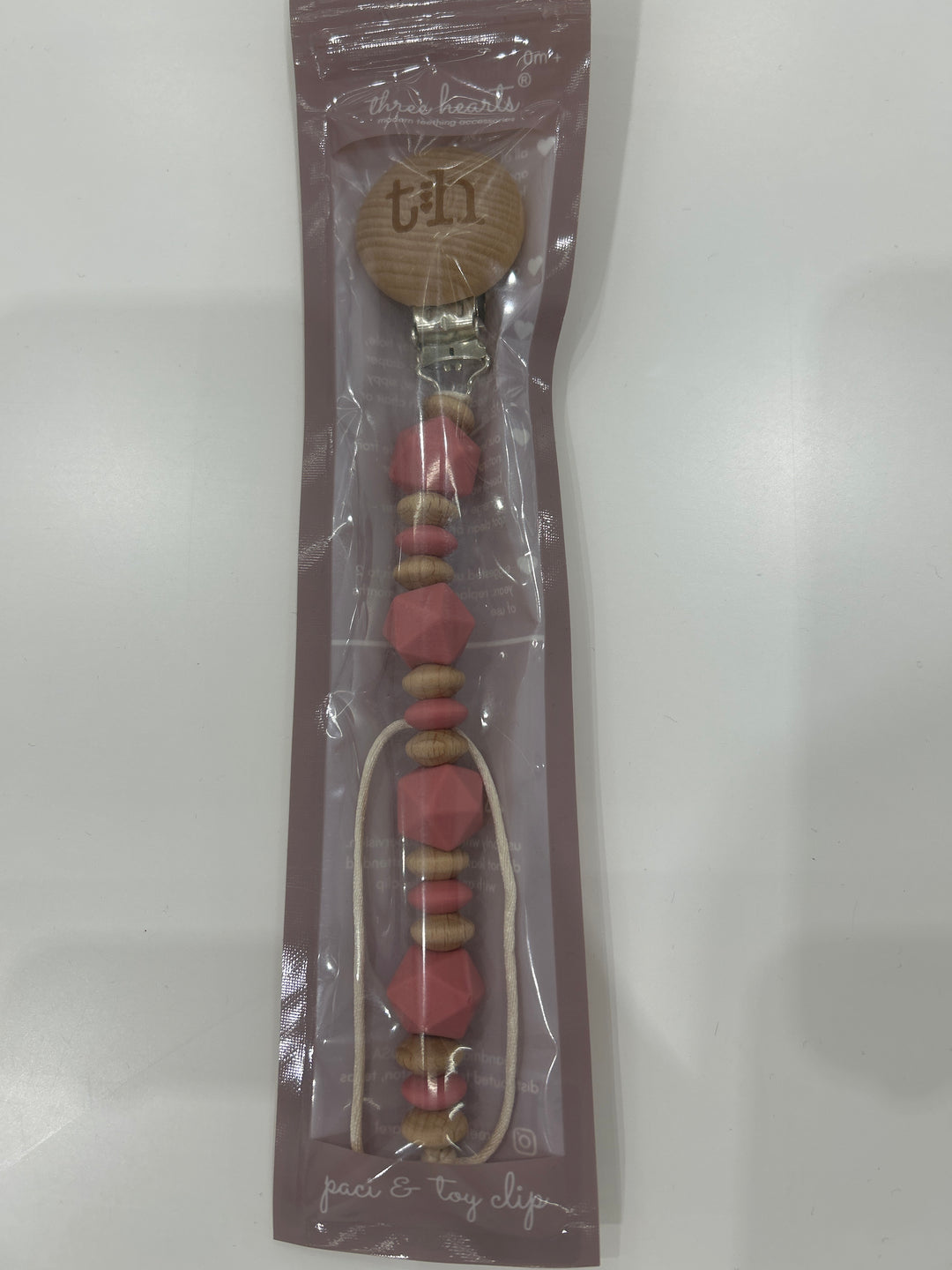CUSTOM PACI CLIP3-Rose Dawn(62)