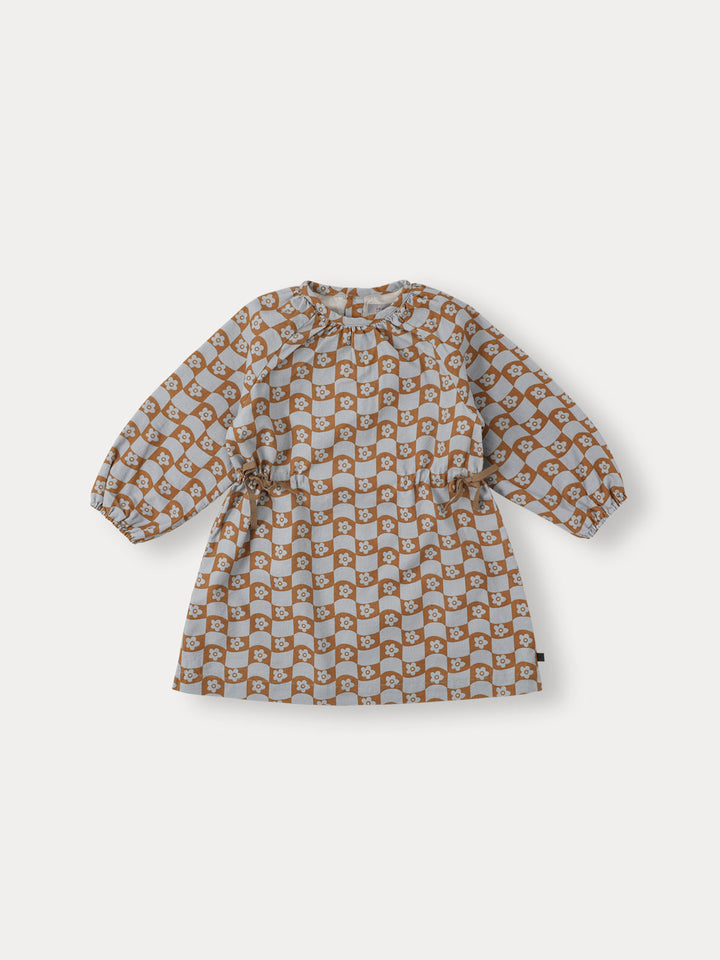 Mathieu Mini Dress-grayish blue