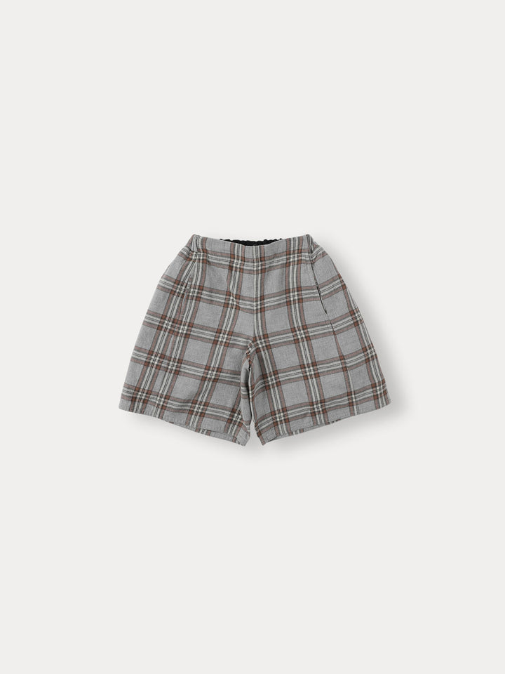 Burnis Culotte Pants-melange gray
