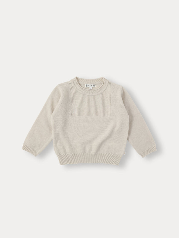 Belle Knit Pullover-ecru