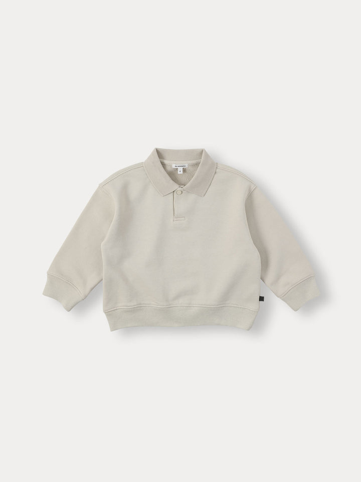 Polo Sweatshirt-ecru