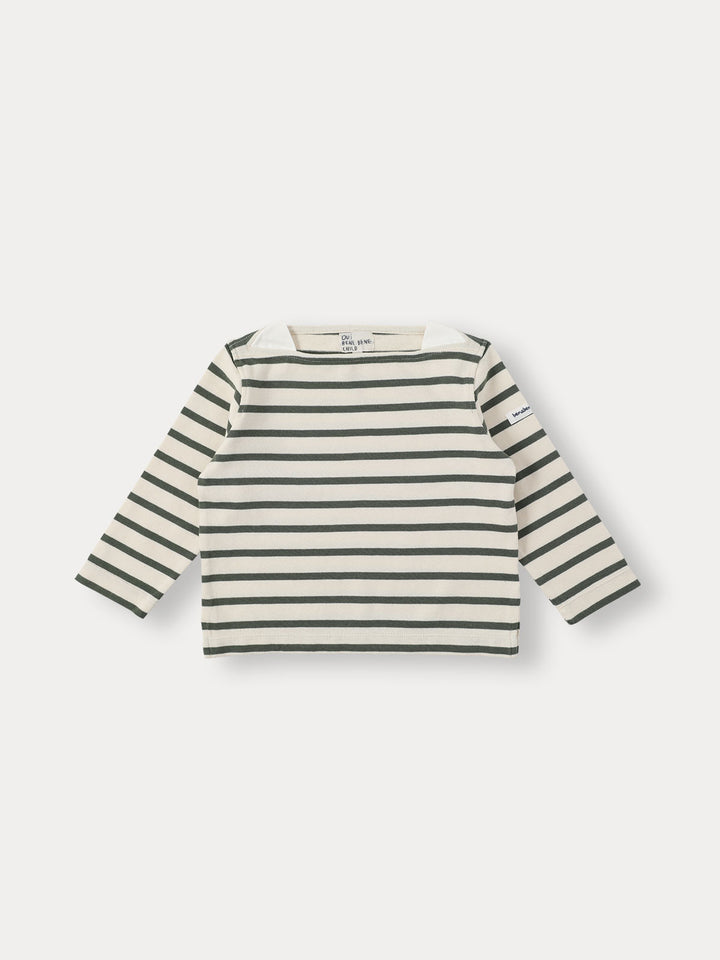 Marine Boat Stripe T-ivory