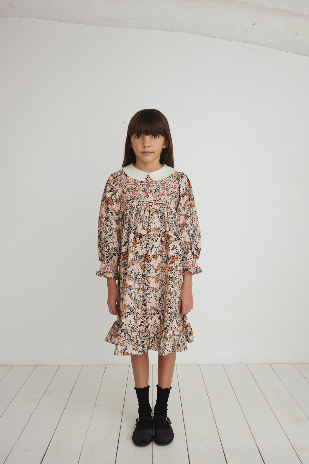 Elora Special Dress-Fall blooms