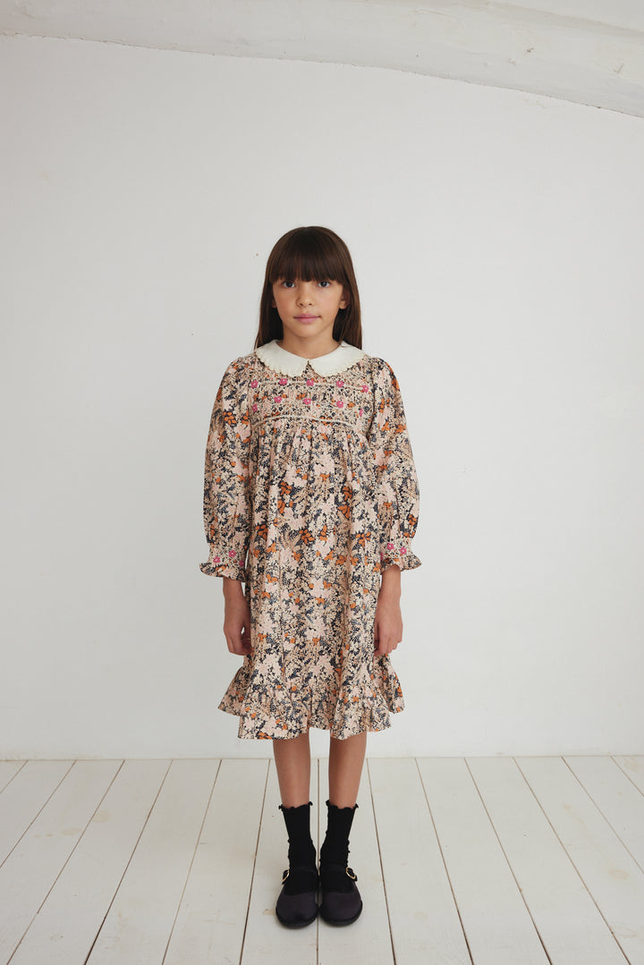 Elora Special Dress-Fall blooms