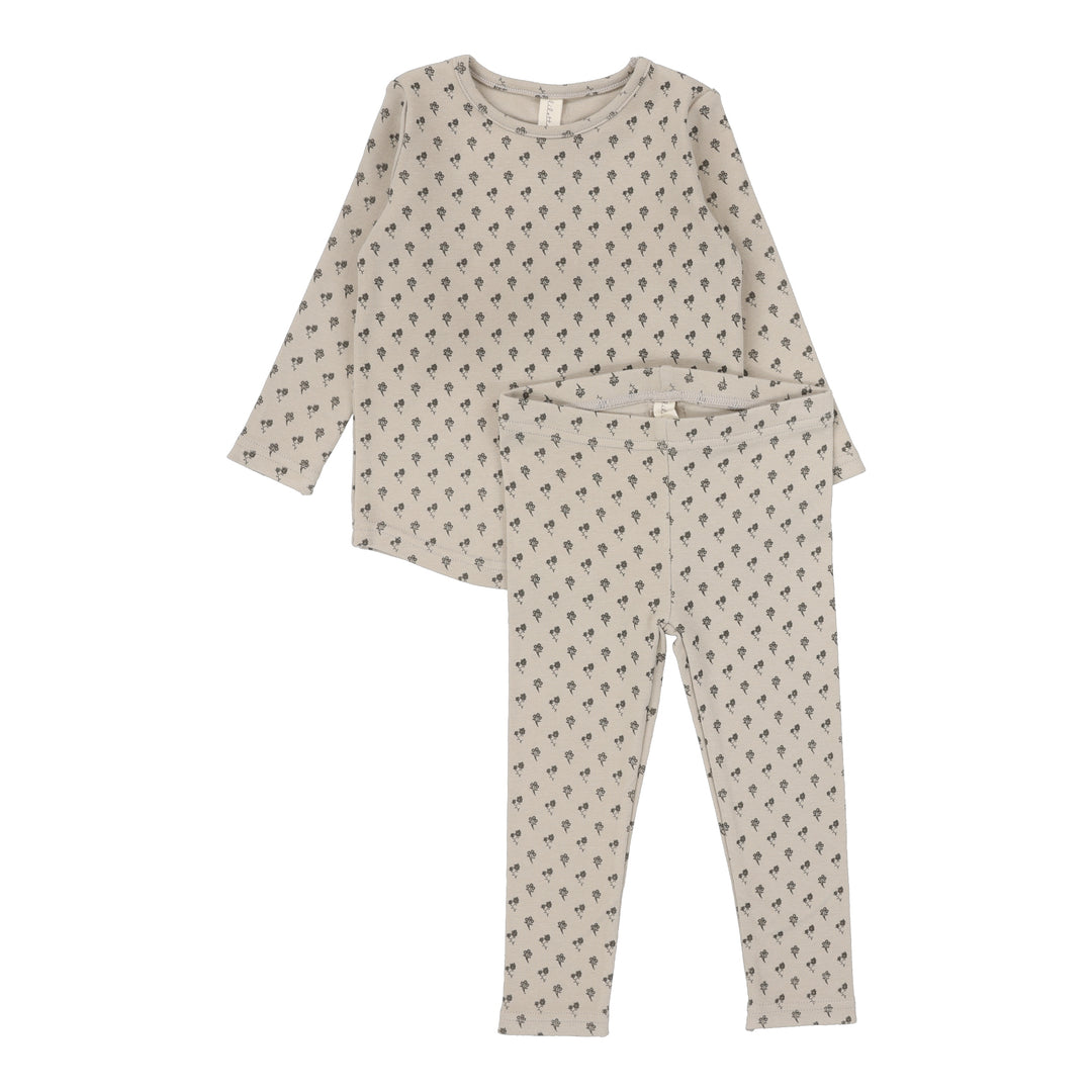 Ballard Print Lounge Set-Oat