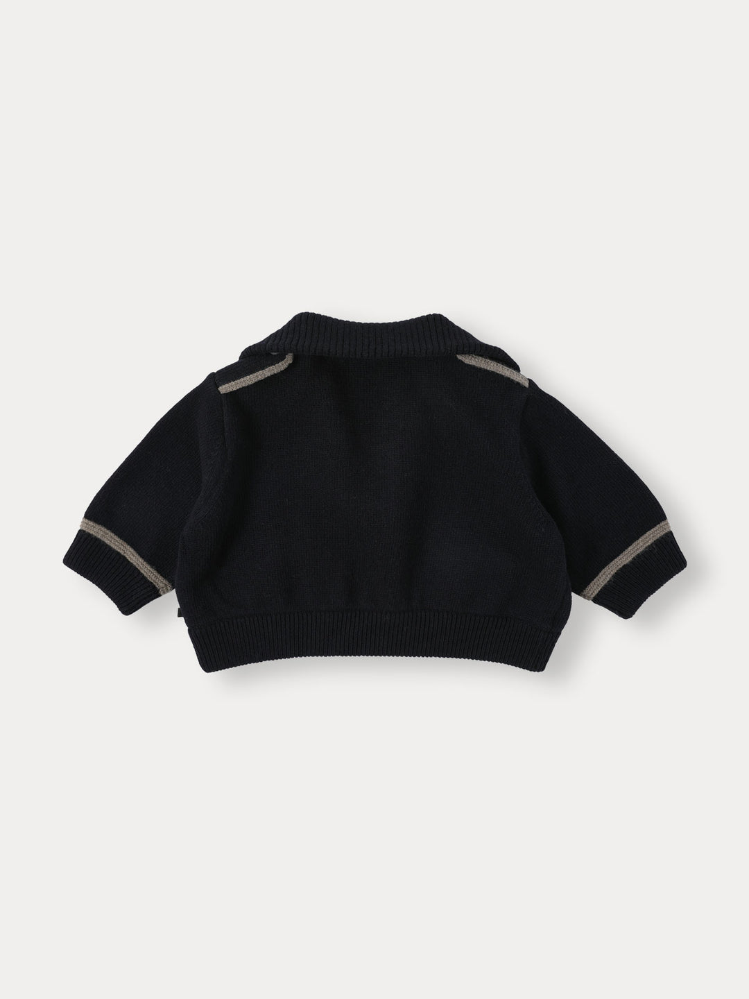 Marine Knit Pullover-navy