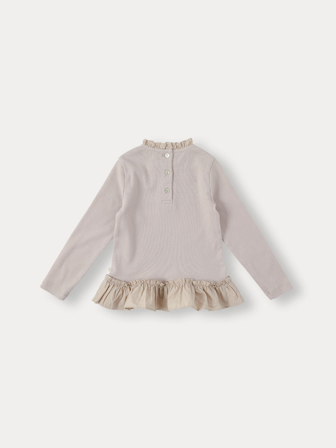 Pure Frill Long Sleeve-indi pink