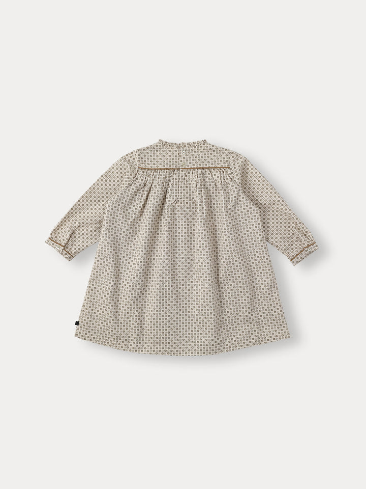 Lua Frill Dress-cocoa