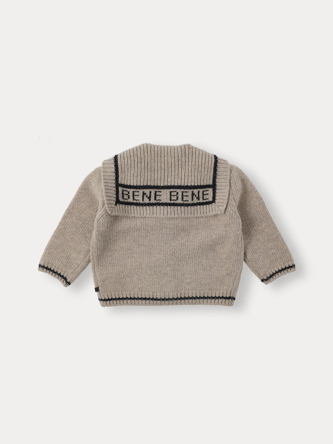 Marine Sailor Knit Cardigan-sand beige