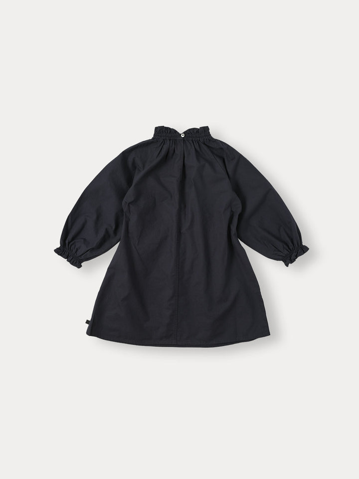 Bliss Frill Dress-deep navy