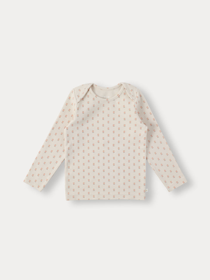 Manon Organic Lip Neck Twinset-pink