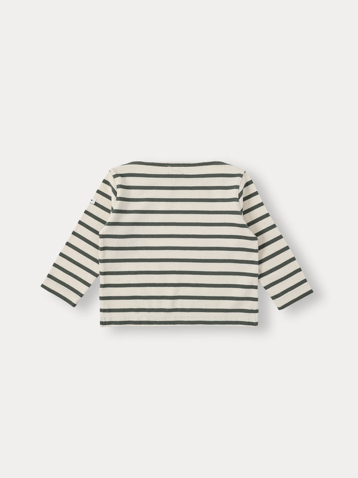 Marine Boat Stripe T-ivory