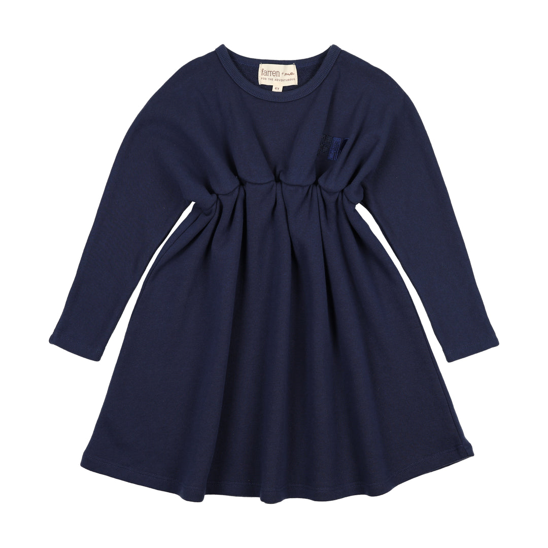 FAW25-05-High Waisted Dress-Washed blue