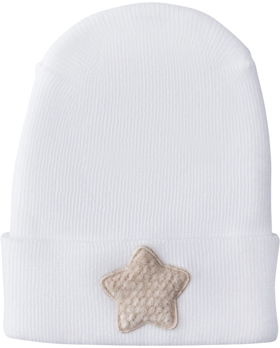 ADORA HOSPITAL HAT-Fuzzy Tan Star