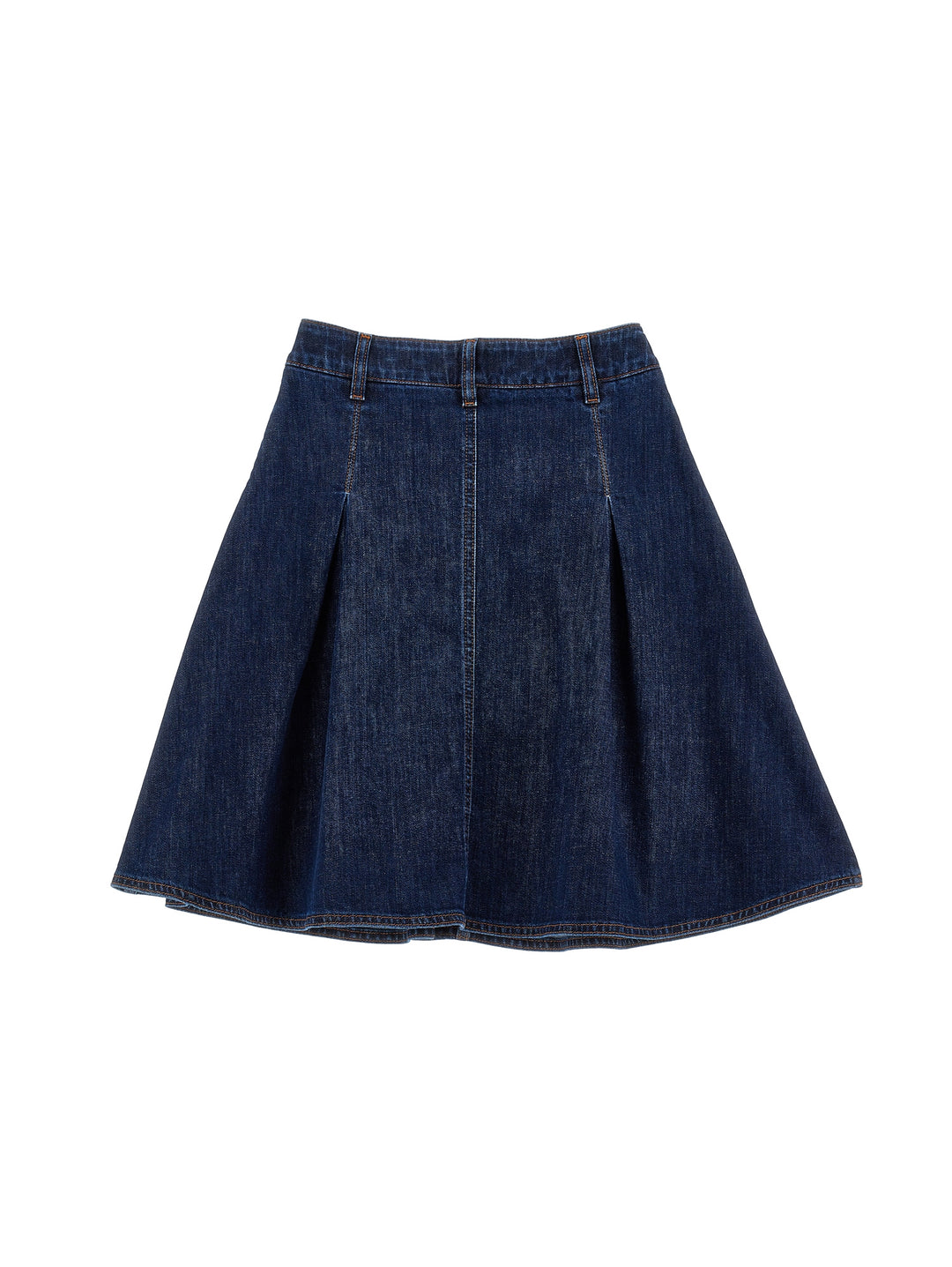 I9F706 6044-DENIM SKIRT-BLUE