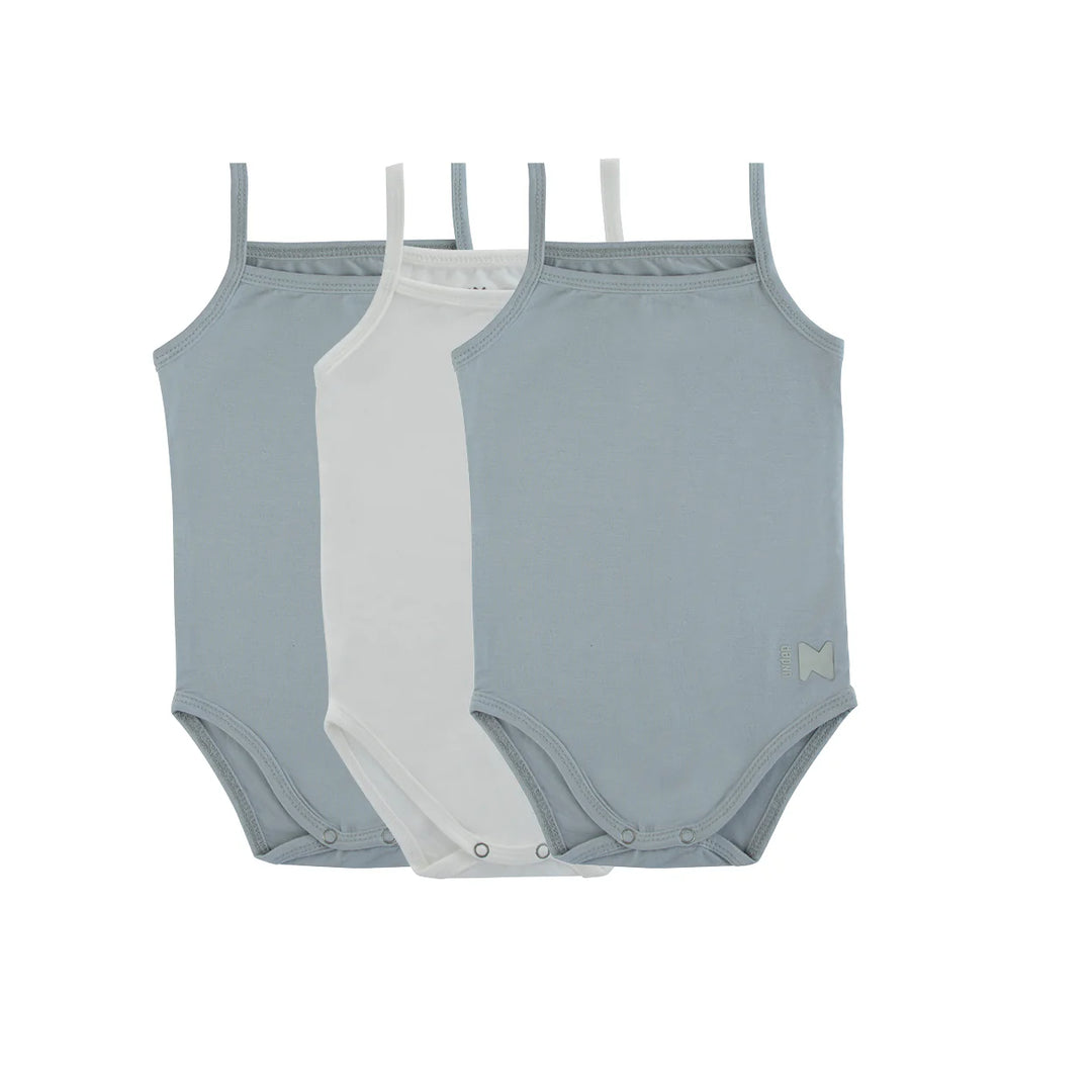 NOGGI BAMBOO COTTON-Dusty Blue/White  (3Pack)