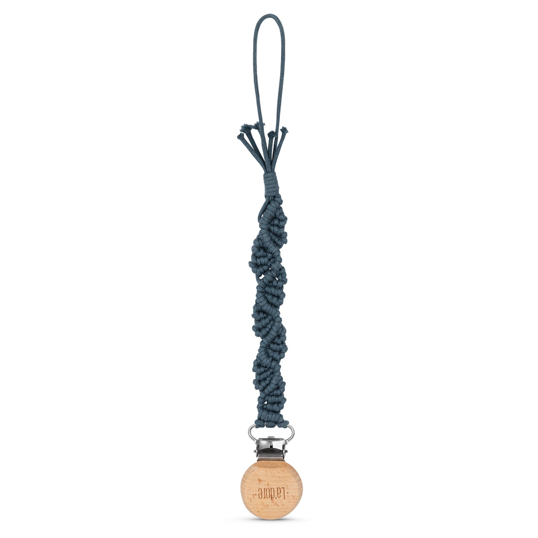 ADORA Ivy Pacifier Clip- Denim
