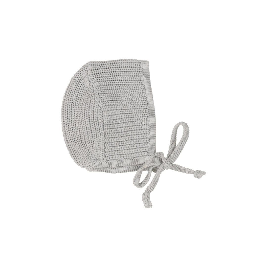 CHUNKY KNIT BONNET-Light Blue