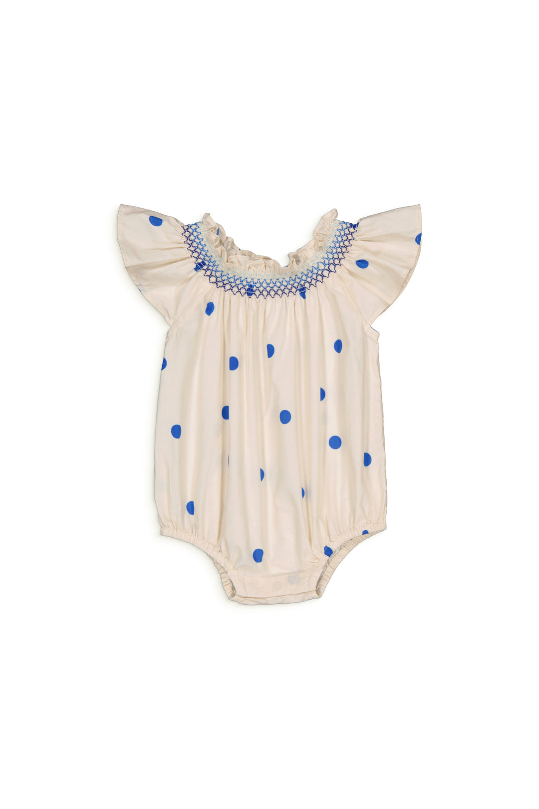 LETTY ROMPER DOTS BLUE