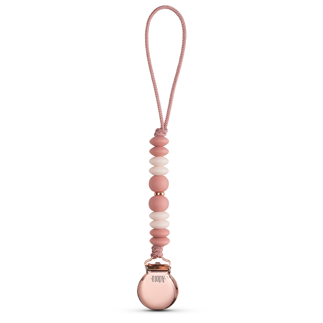 ADORA PACIFIER CLIP SET-Vanilla Gold Ombre