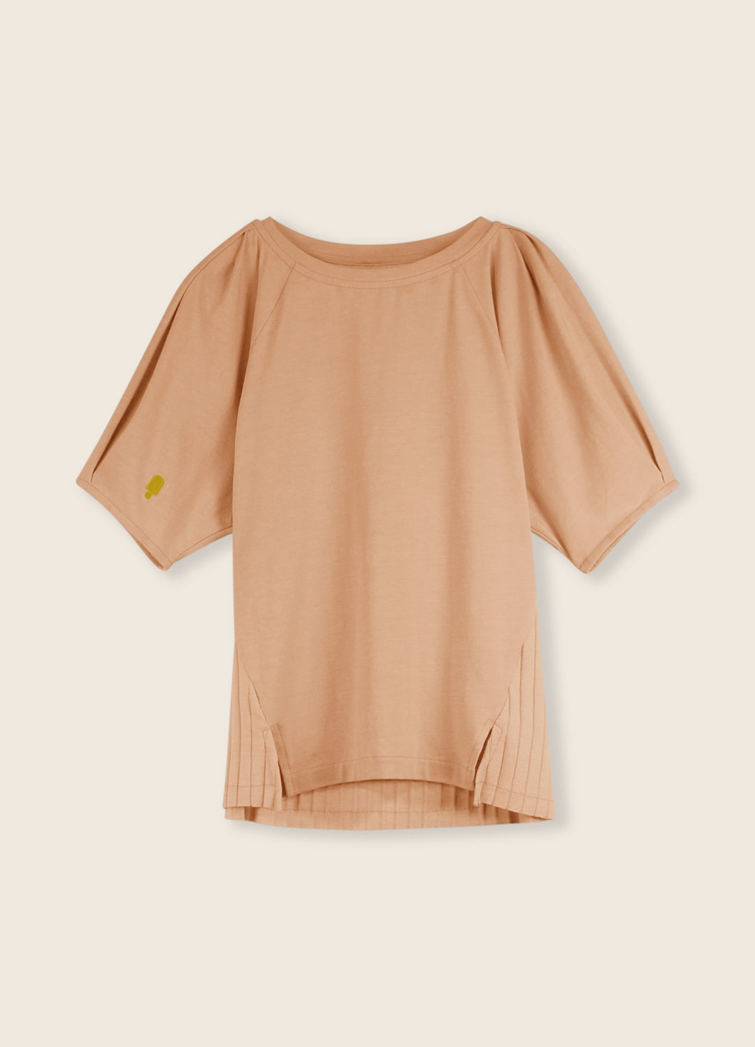 3LS25_2065-COMBINED RIB TEE-Creampuff