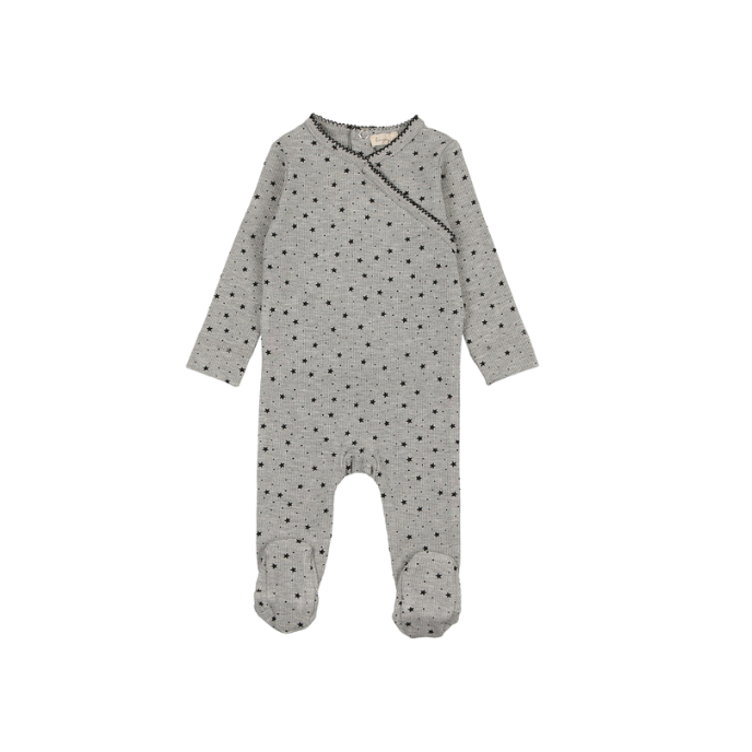 SL25300PS-GRY-Star Footie-GRY