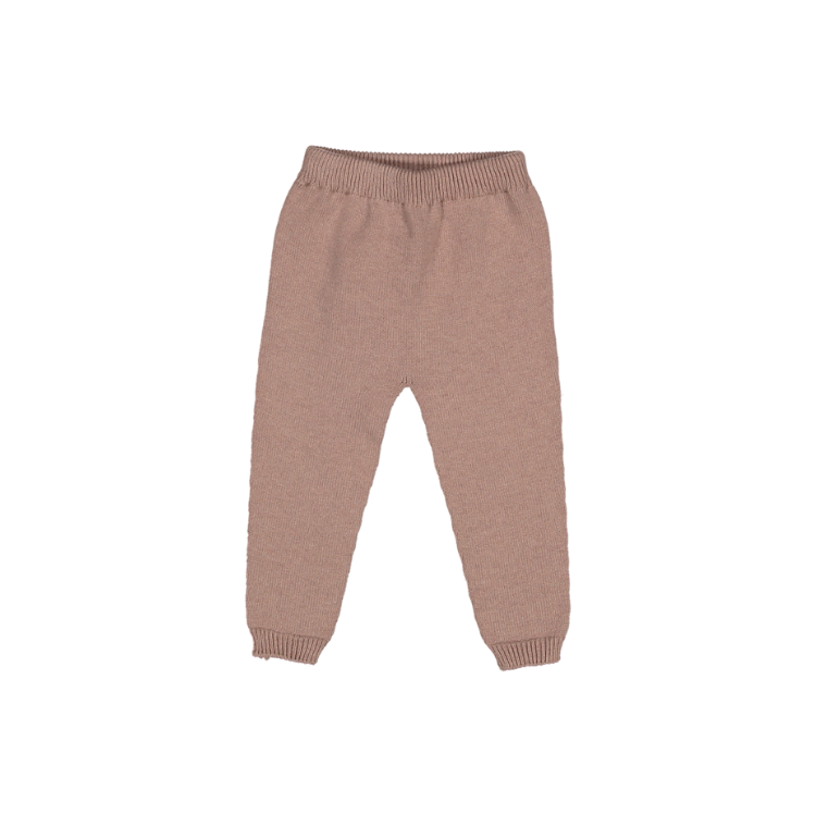 KNIT LEGGINGS.BEBE ORGANIC-Pink