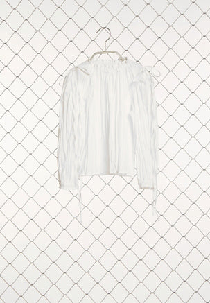 MINDY CLUE BLOUSE-White