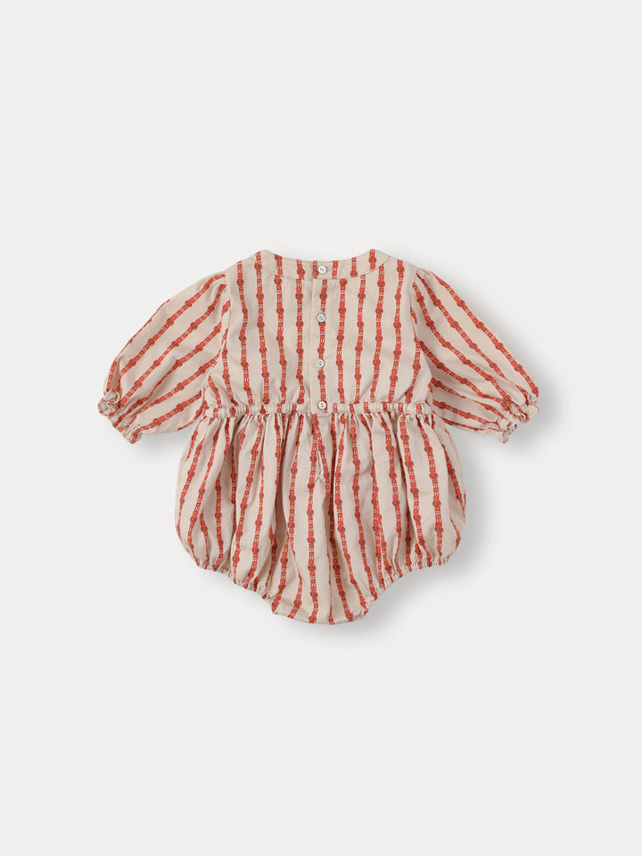 BABY)Connie Romper-tangerine