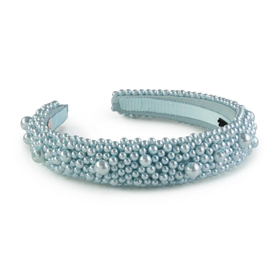 bech006-Becca pearl headband powder blue