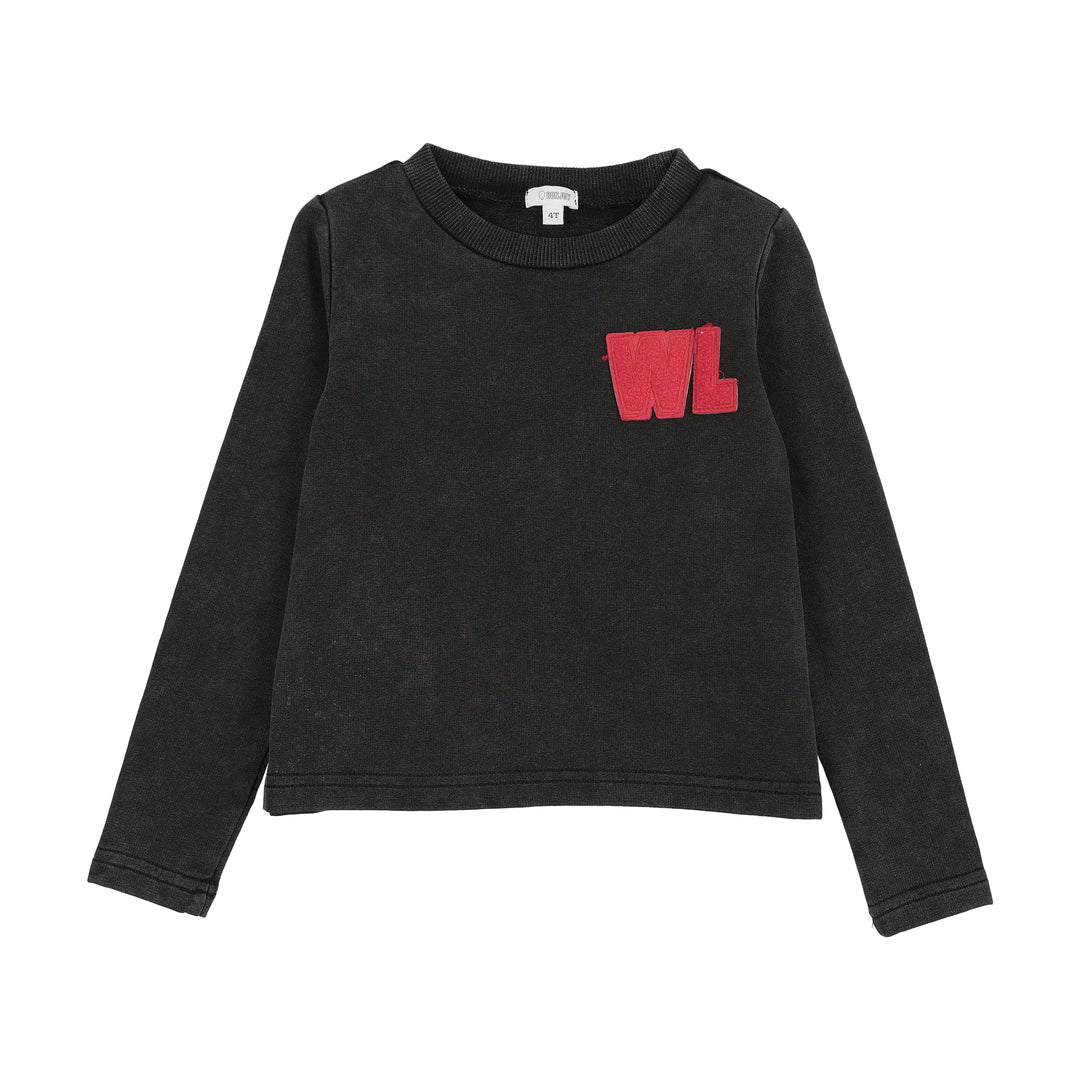 BTW25201CT-Big Ben Cropped Top-Black Wash