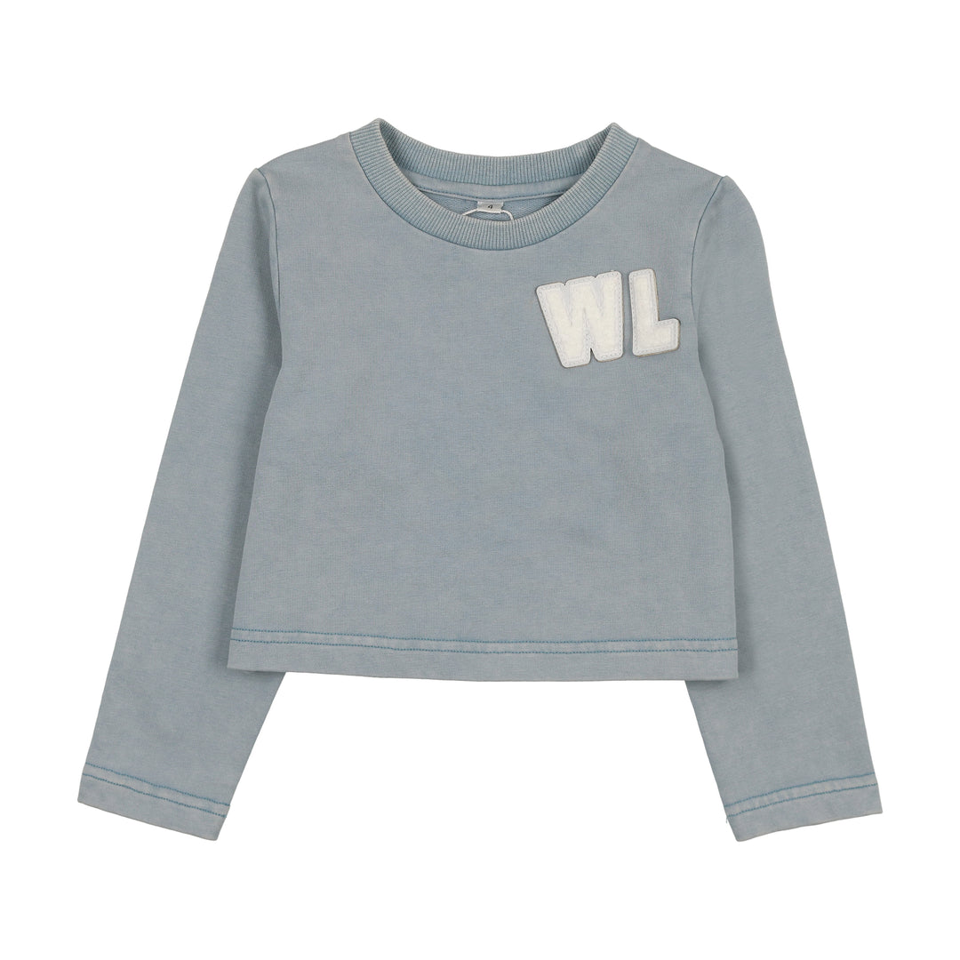 BTW25201CT-Big Ben Cropped Top-Blue Wash