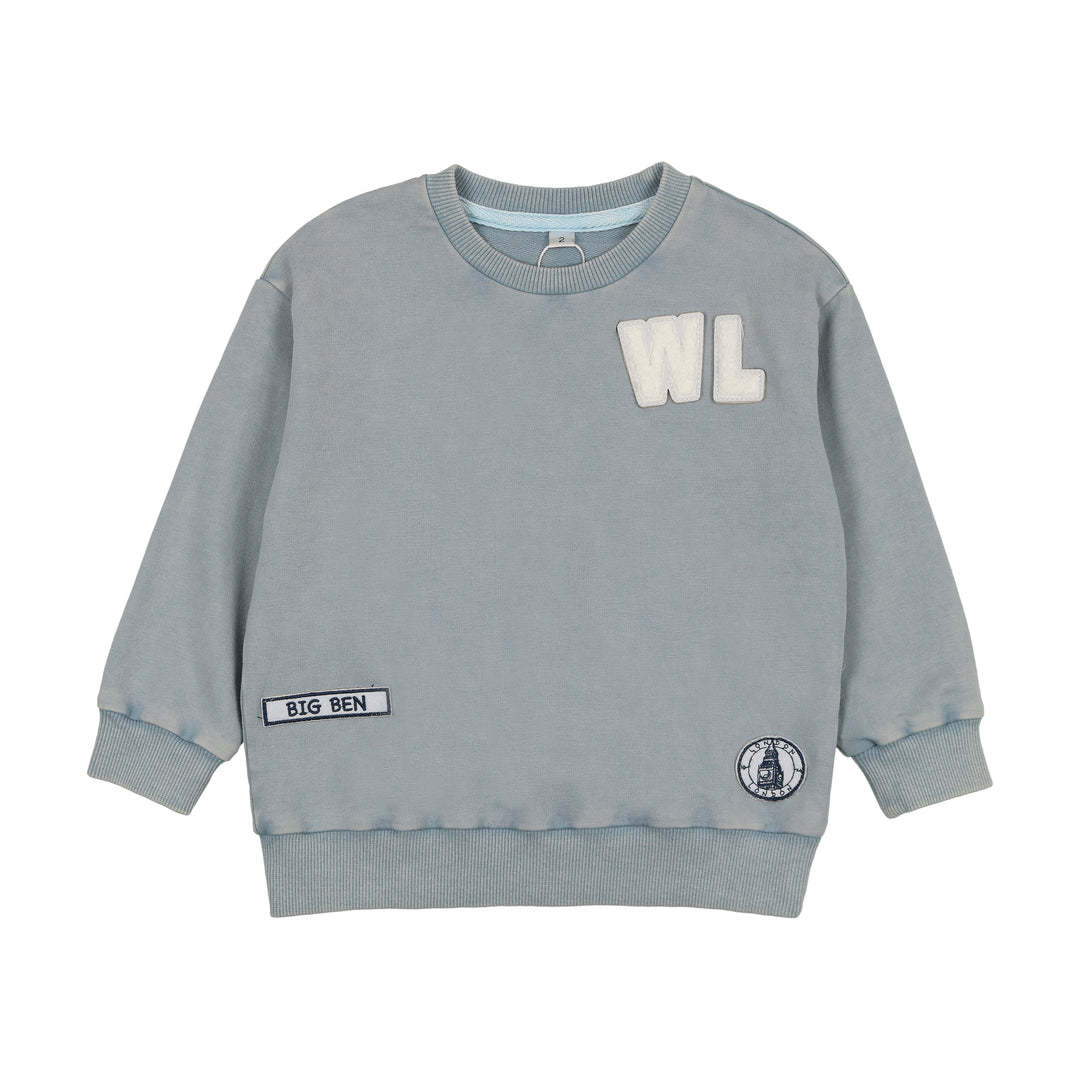 BTW25201T-Big Ben Sweatshirt-Blue Wash