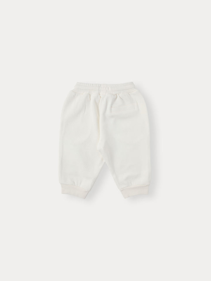 BABY)B Number Sweatpants-ivory